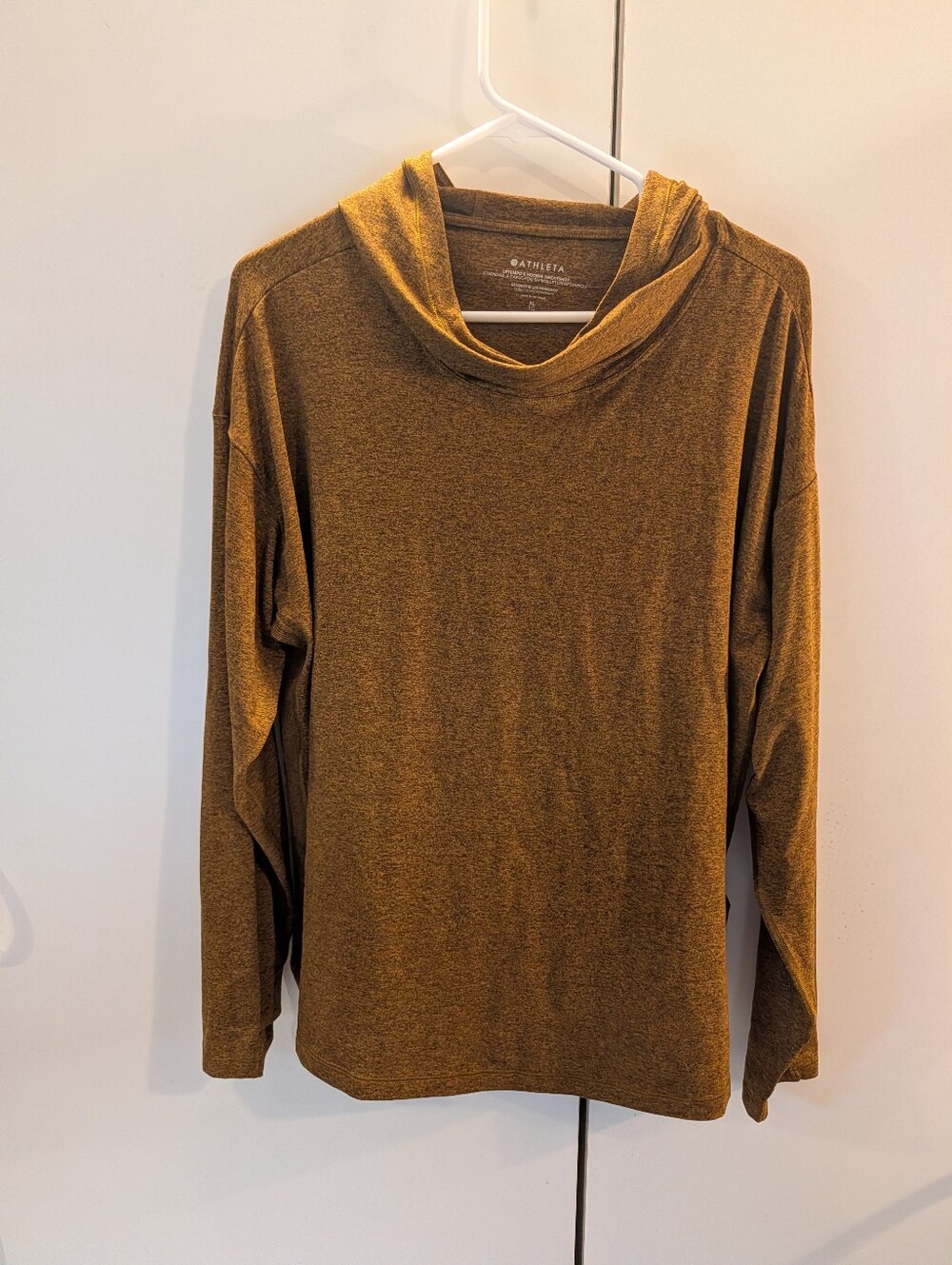 Athleta Woman's XLUptempo II  Hoodie in Mustard Brown